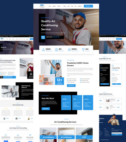 AC Repair Services Elementor Wordpress Theme - Features Image 1