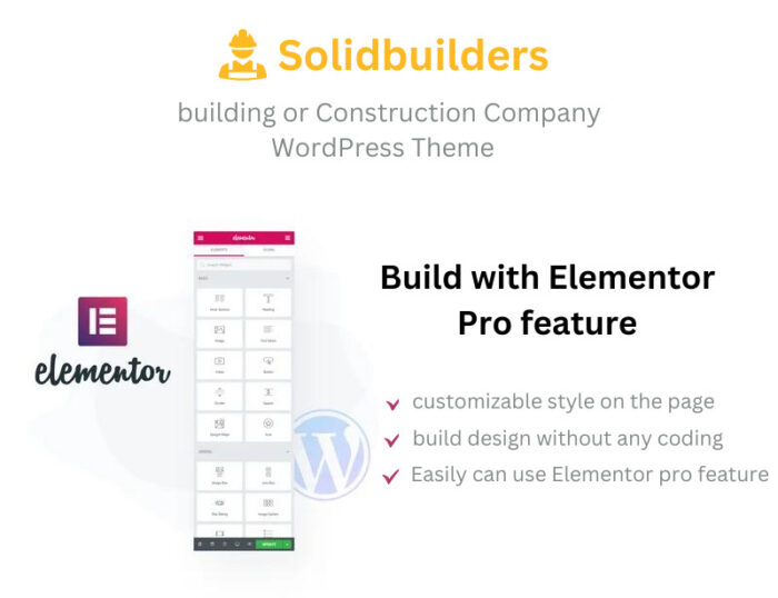 Solidbuilder - Constraction WordPress Elementor Theme - Features Image 1