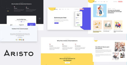 Aristo HTML Website template - Features Image 1