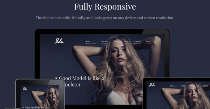 Ida - Model Photo Portfolio WordPress Theme - Features Image 15