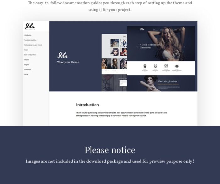 Ida - Model Photo Portfolio WordPress Theme - Features Image 23