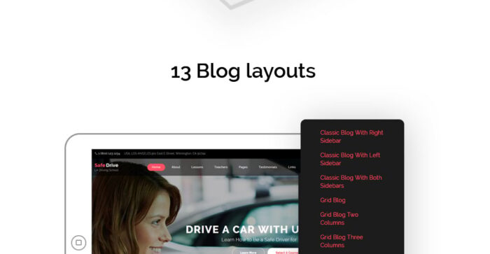 Safe Drive - Traffic School & Driving Lessons Website Template - Features Image 9