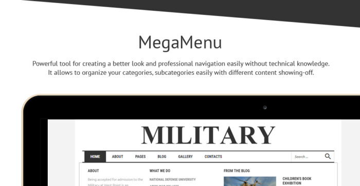 Military Responsive Joomla Template - Features Image 2