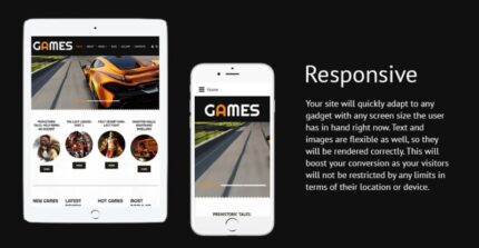 Games Joomla Template - Features Image 1