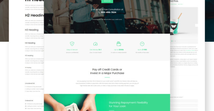 Loan Dolphins - Loan Company One Page WordPress Theme - Features Image 10