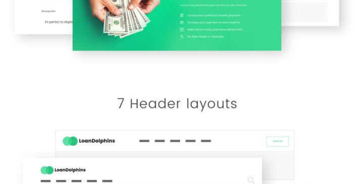 Loan Dolphins - Loan Company One Page WordPress Theme - Features Image 11