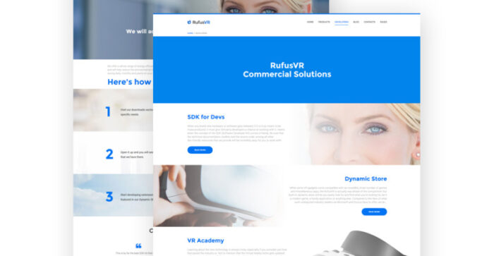 RufusVR - VR Startup Responsive WordPress Theme - Features Image 6