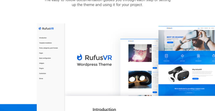 RufusVR - VR Startup Responsive WordPress Theme - Features Image 28