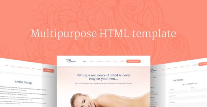 Massage Salon Responsive Website Template - Features Image 1