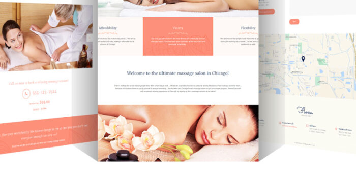 Massage Salon Responsive Website Template - Features Image 2