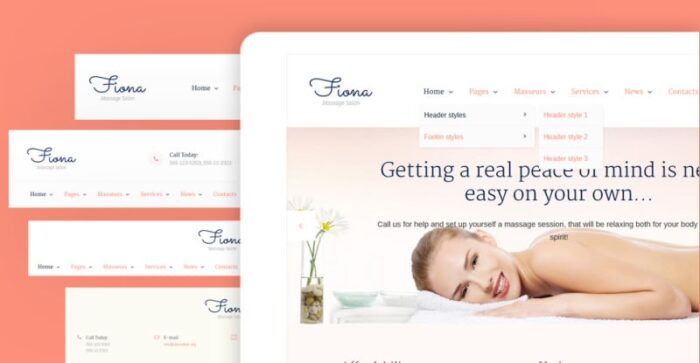 Massage Salon Responsive Website Template - Features Image 6