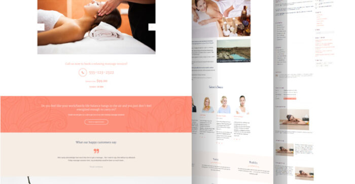 Massage Salon Responsive Website Template - Features Image 10