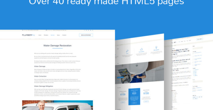 PlumberPro Website Template - Features Image 5