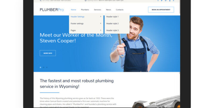 PlumberPro Website Template - Features Image 8