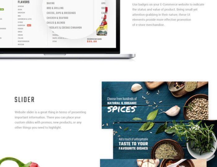 Spiceli Magento Theme - Features Image 6