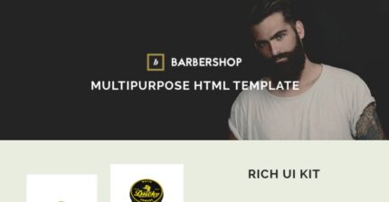 Barbershop - Hair Care & Hair Styling Website Template - Features Image 1