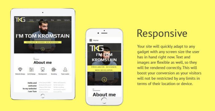 TKG Responsive Joomla Template - Features Image 1