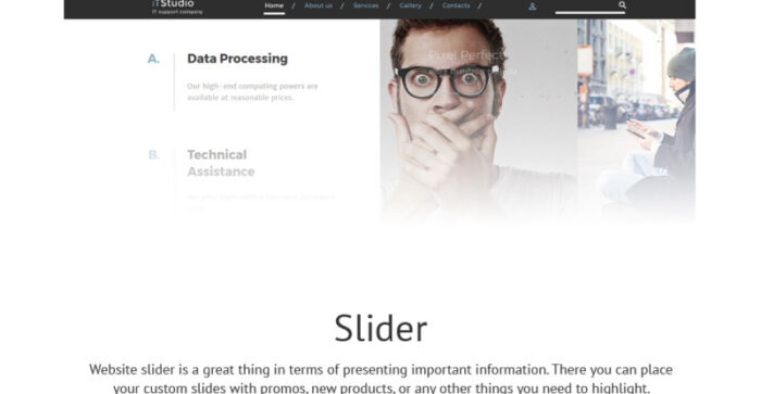 iTStudio - IT Support Company Responsive Website Template - Features Image 3