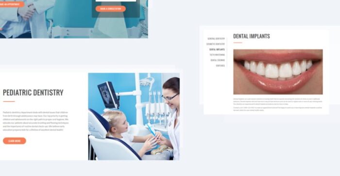 Dental Center Website Template - Features Image 2