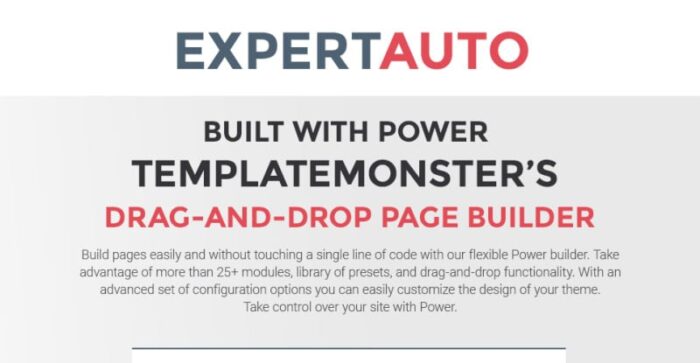 ExpertAuto - Mechanic WordPress Theme - Features Image 1