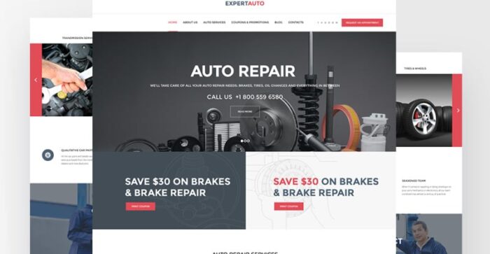 ExpertAuto - Mechanic WordPress Theme - Features Image 2