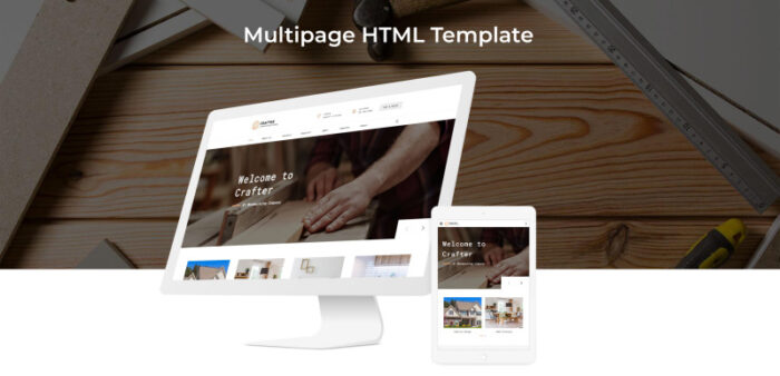 Crafter - Interior Multipage Classic HTML Bootstrap Website Template - Features Image 2