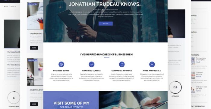 J.Trudeau - Business Coach WordPress Theme - Features Image 13