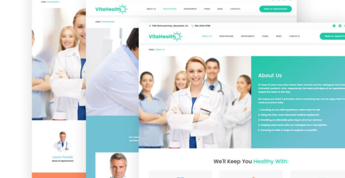 VitaHealth - Pediatric Clinic Responsive Medical WordPress Theme - Features Image 4