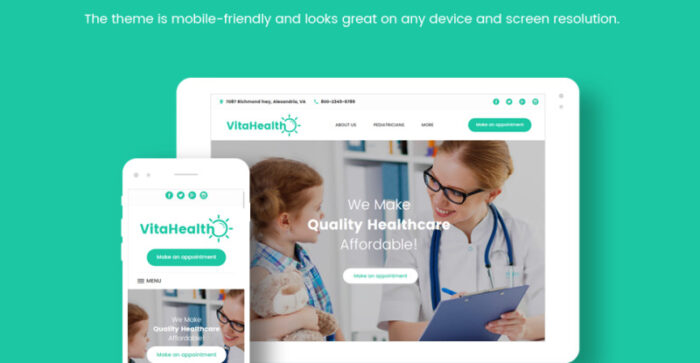 VitaHealth - Pediatric Clinic Responsive Medical WordPress Theme - Features Image 28