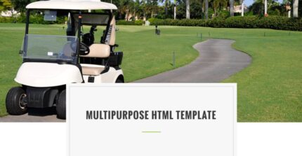 Golf Club Responsive Website Template - Features Image 1