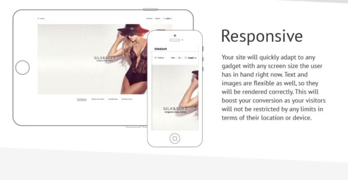 Silk & Soft - Underwear & Lingerie Online Store OpenCart Template - Features Image 2