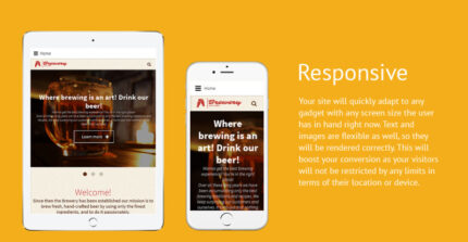 Brewery - Brewhouse Responsive Joomla Template - Features Image 1