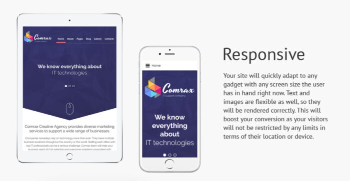 Comrax - IT Consulting Joomla Template - Features Image 1