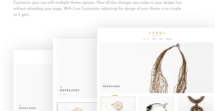 Verel - Handmade Jewelry WordPress Theme - Features Image 9