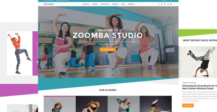 Zoomba - Zoomba Dance Studio WordPress Theme - Features Image 12