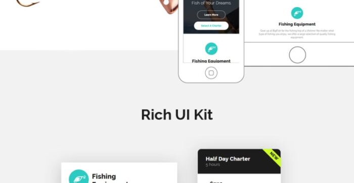 BigFish - Fishing Website Template - Features Image 2