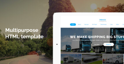 Intersco - Logistic & Transportation Website Template - Features Image 1