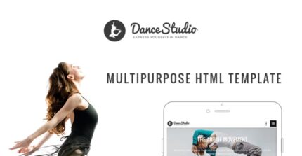 DanceStudio - Dance Coach Responsive Website Template - Features Image 1