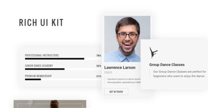 DanceStudio - Dance Coach Responsive Website Template - Features Image 3