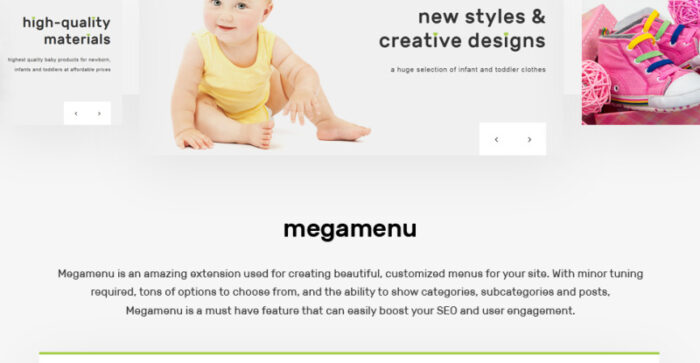 Infantello - Infant Clothing Store PrestaShop Theme - Features Image 10