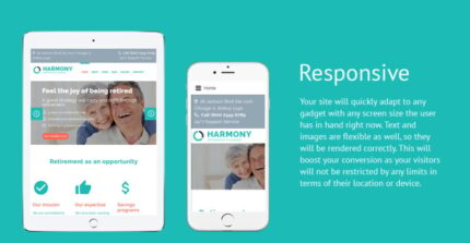 Harmony - Retirement Planning Joomla Template - Features Image 1