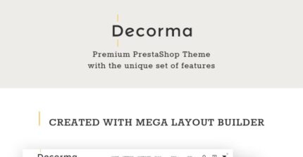 Decorma - Interior Design PrestaShop Theme - Features Image 1