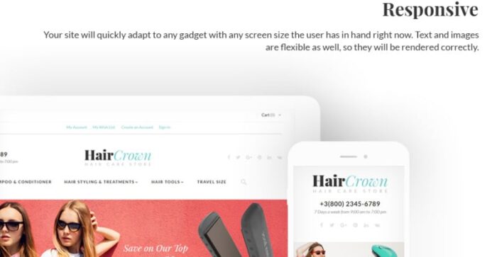 HairCrown - Hair Salon Responsive Magento Theme - Features Image 3