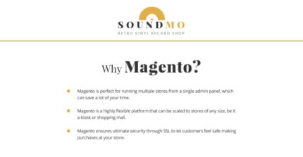 SoundMo - Vinyl & Audio Products Magento Theme - Features Image 1