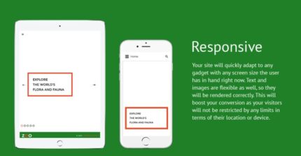 Zoo - Flora & Fauna Responsive Joomla Template - Features Image 1