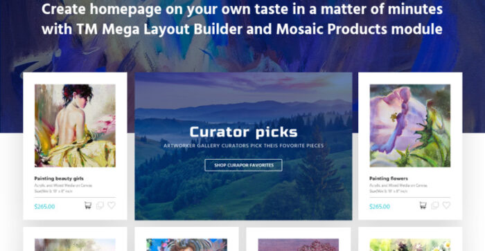 Artworker - Online Gallery & Artist Portfolio PrestaShop Theme - Features Image 17