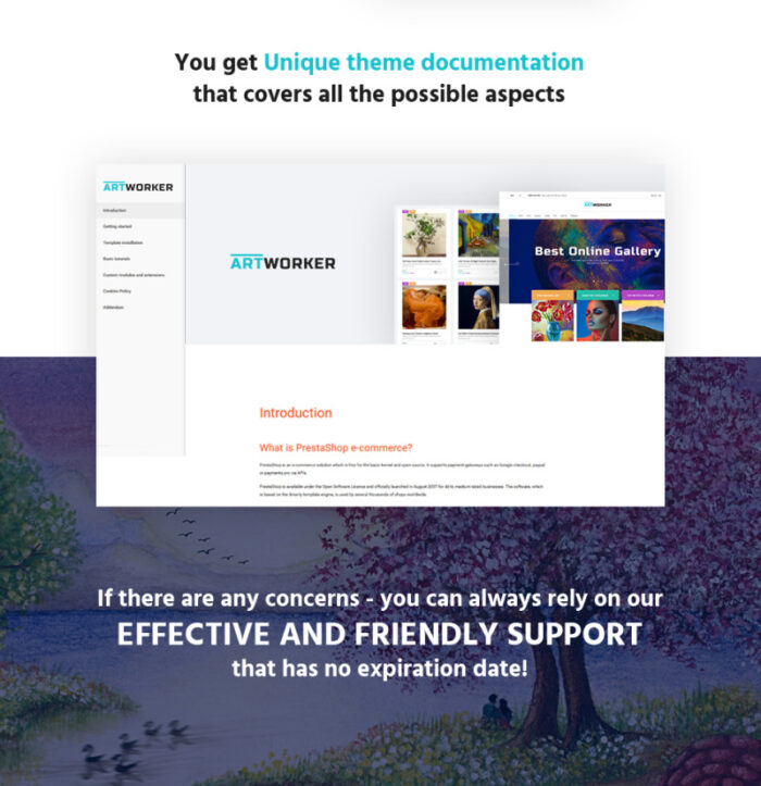 Artworker - Online Gallery & Artist Portfolio PrestaShop Theme - Features Image 20