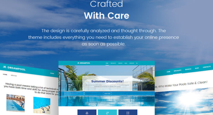 Dream Pool - Pool Cleaning & Pool Repair WordPress Theme - Features Image 9