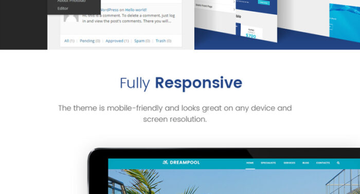 Dream Pool - Pool Cleaning & Pool Repair WordPress Theme - Features Image 14