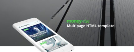 Moneywise - Financial News Magazine Responsive Multipage Website Template - Features Image 1